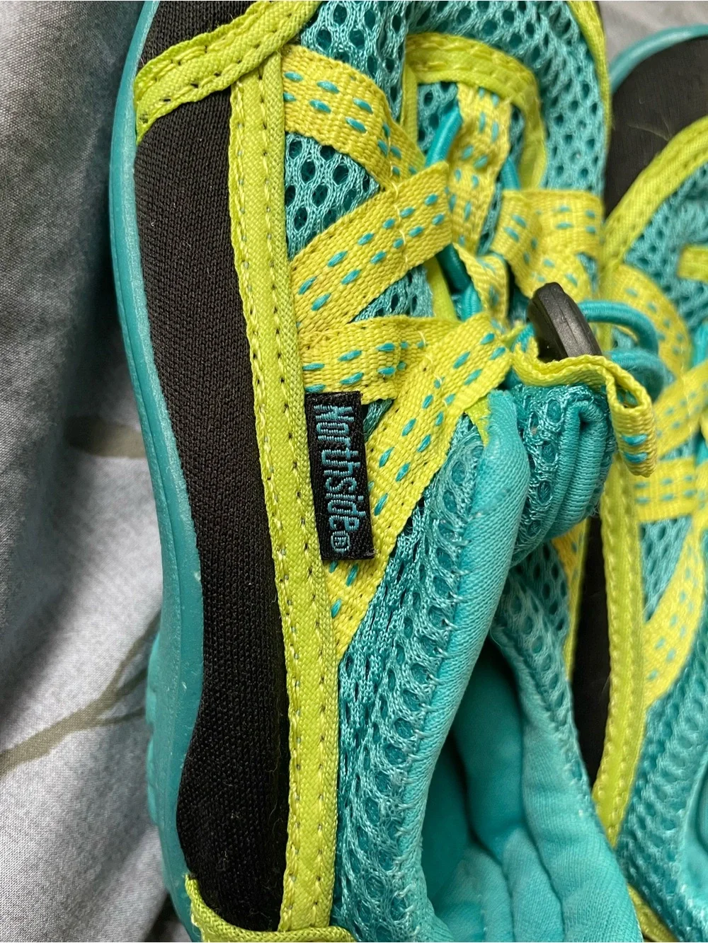 Northside Kids Water Shoes in Teal and Lime with Black Trim